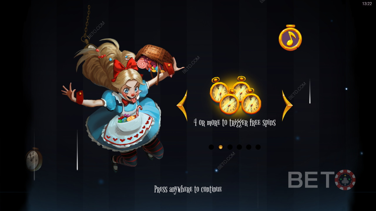 Peter and Sons द्वारा लिखित लालची ऐलिस में बोनस सुविधाओं की व्याख्या