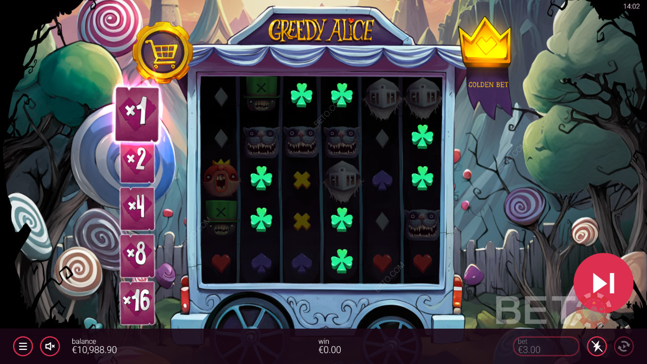 थीम और डिजाइन: सनकी वंडरलैंड अराजकता