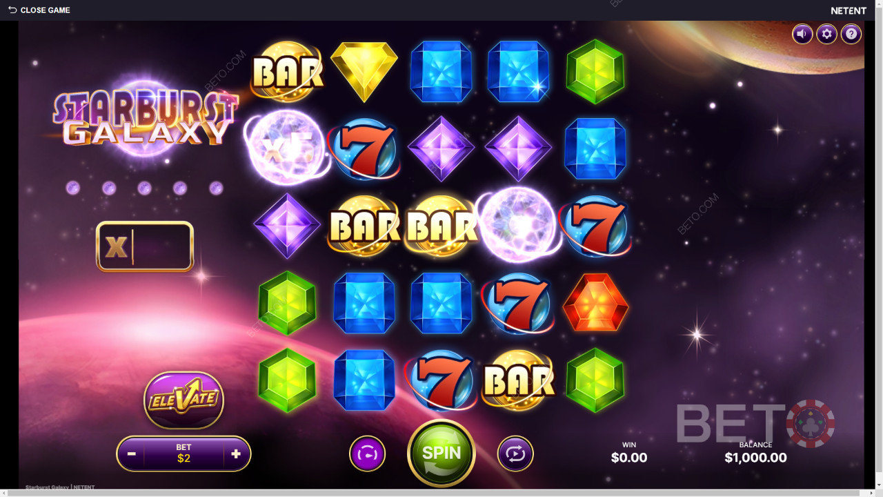 NetEnt का Starburst गैलेक्सी कैसे खेलें?