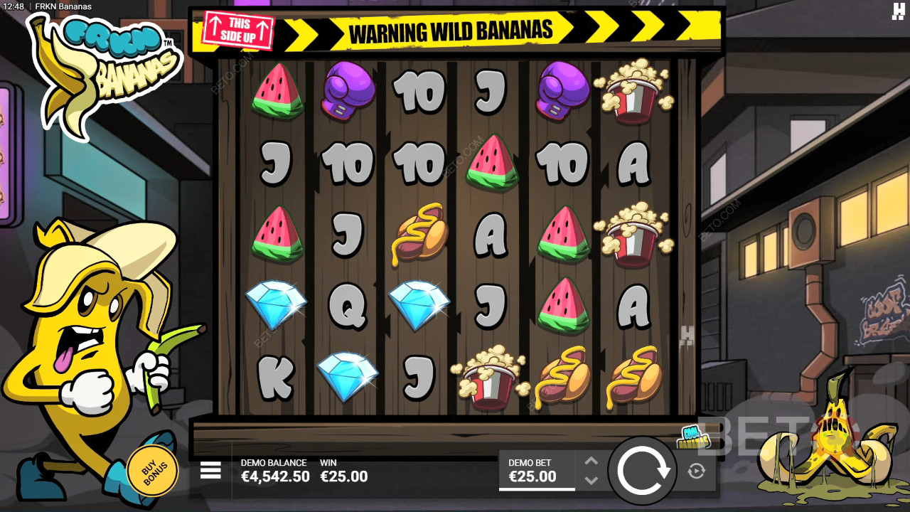 Hacksaw Gaming के FRKN केले कैसे खेलें?