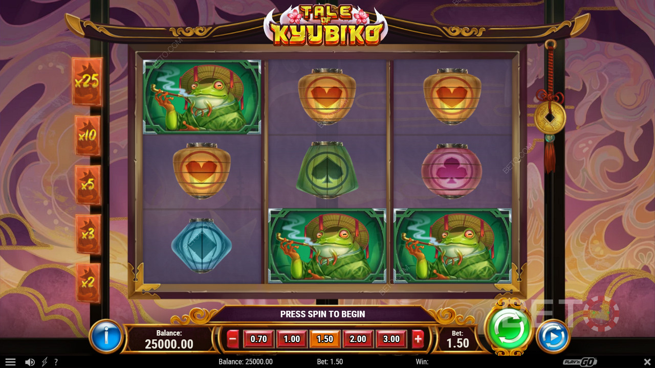 शानदार पशु प्रतीकों के साथ जापानी शैली की थीम का आनंद लें