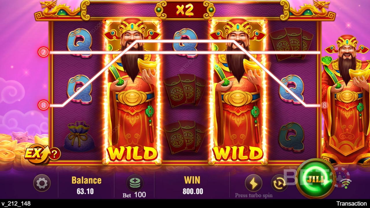 जिली कैशेन में जिली गेम्स द्वारा बोनस सुविधाओं की व्याख्या