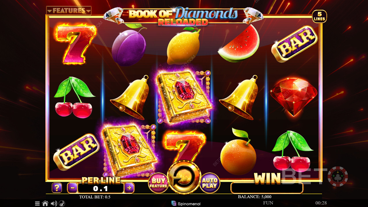 Book Of Diamonds Reloaded फ्री खेलें
