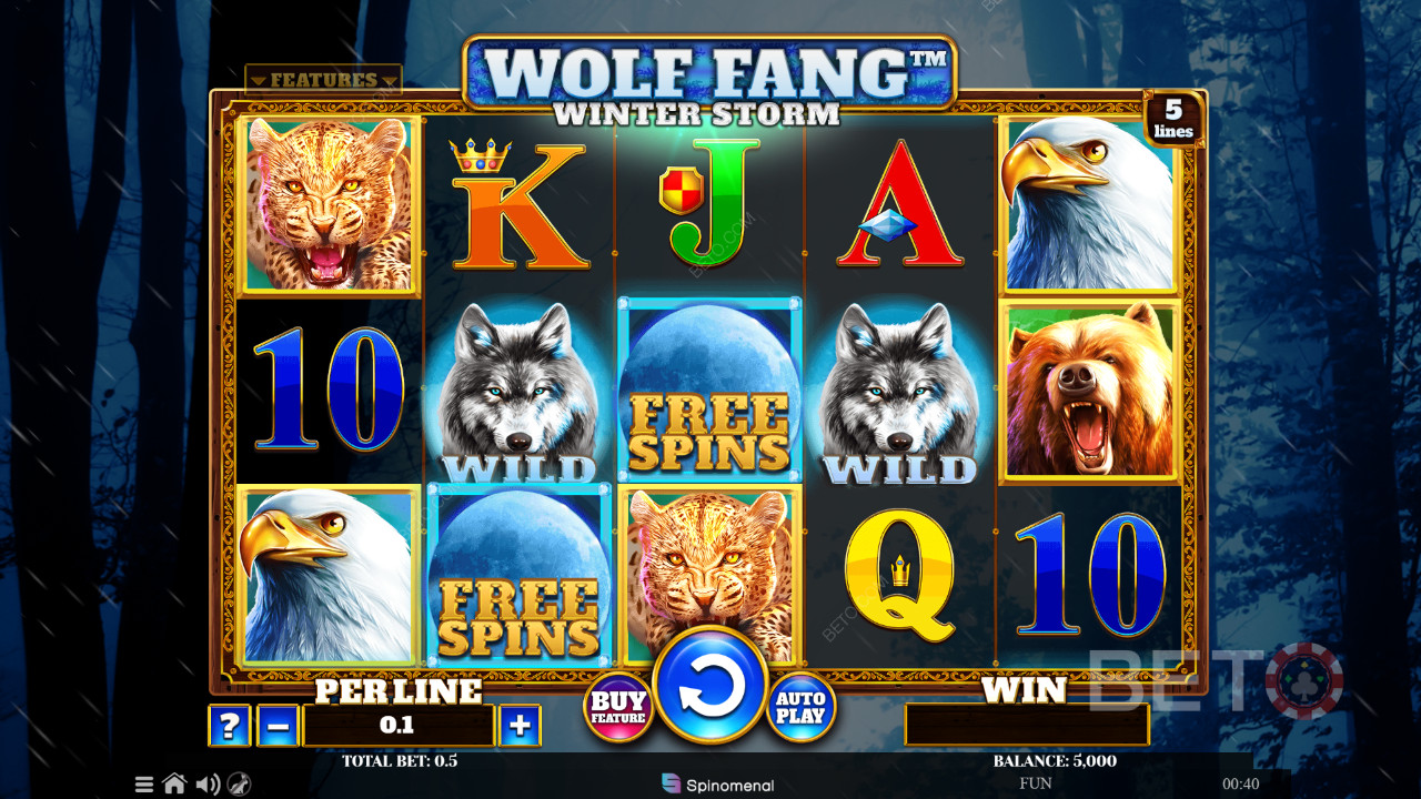 BETO स्लॉट्स द्वारा Wolf Fang विंटर स्टॉर्म की समीक्षा