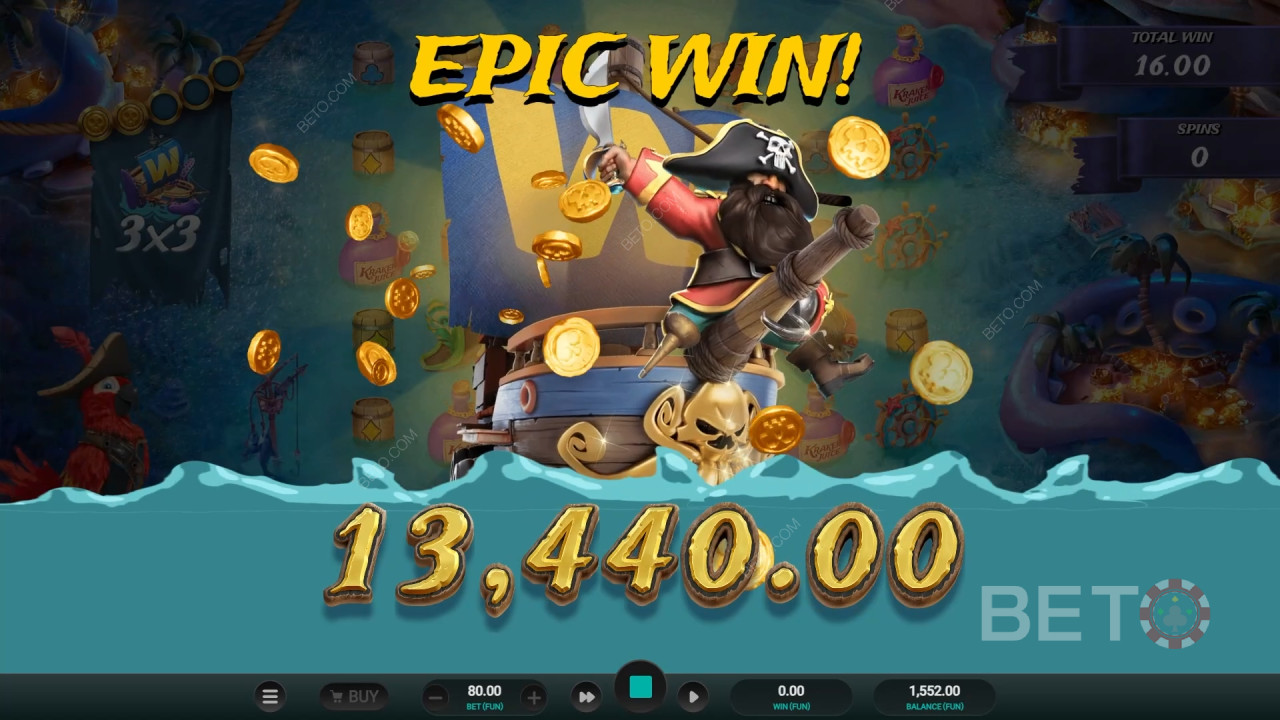 क्रैकेन कोव वीडियो स्लॉट में अपनी शर्त का 10,000 गुना जीतें!