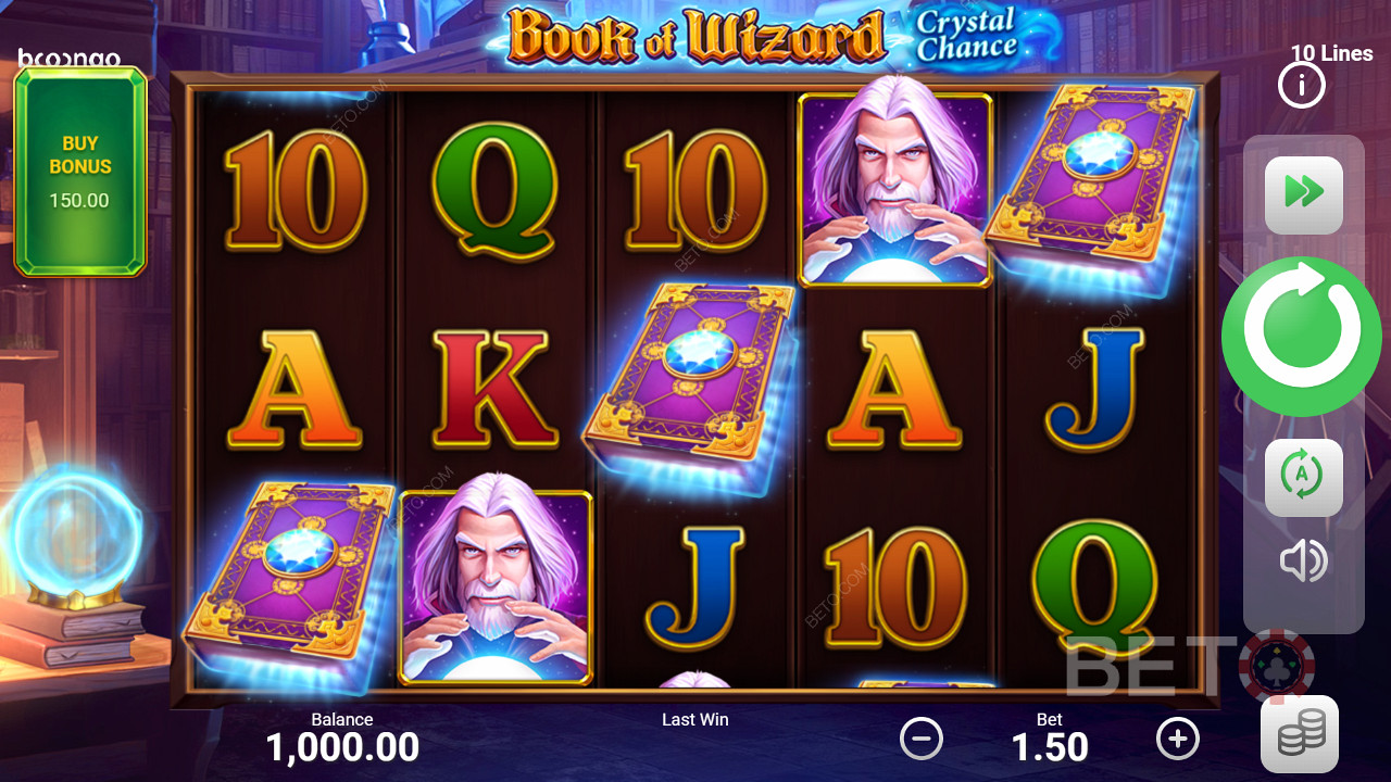 Book of Wizard: Crystal Chance फ्री खेलें