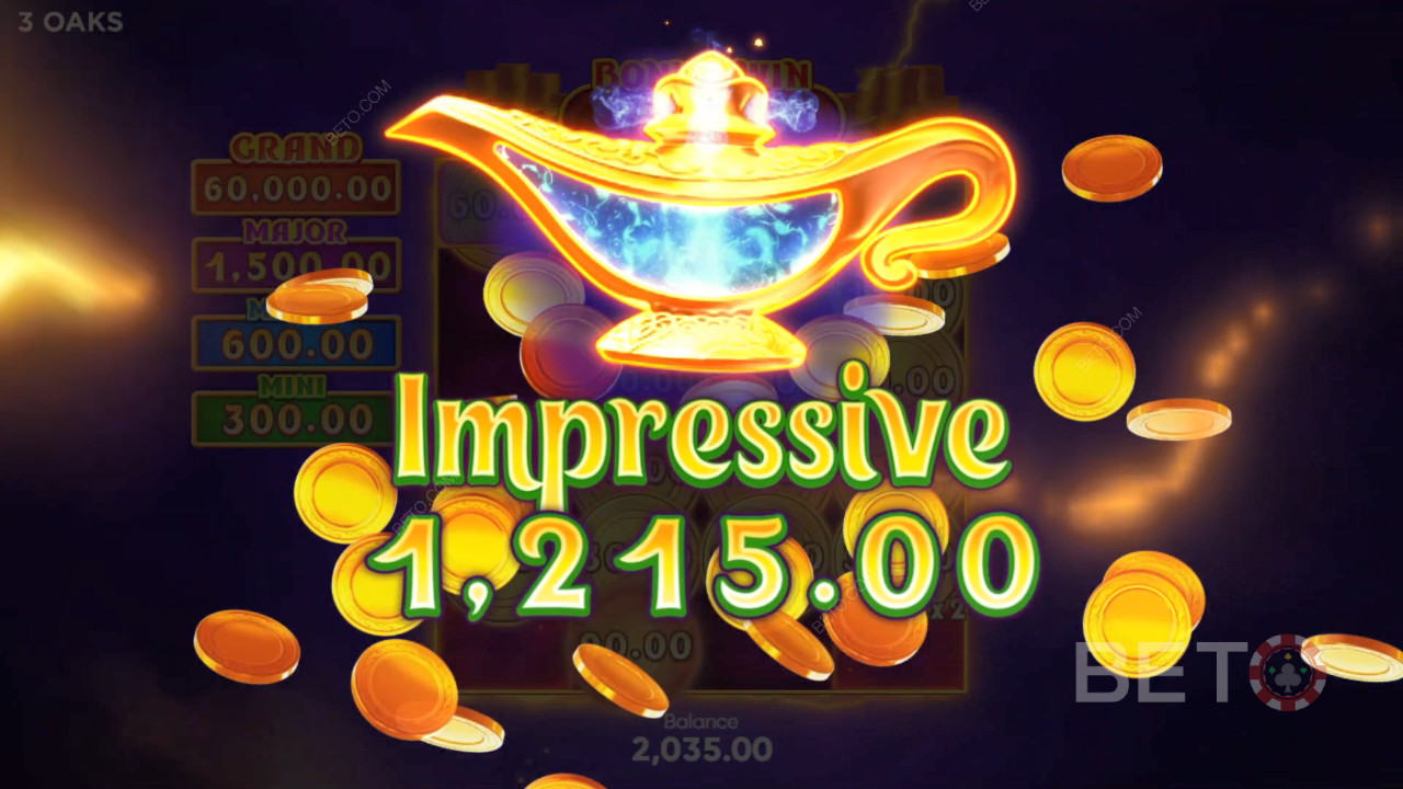 कॉइन लैंप स्लॉट मशीन में अपनी शर्त का 2,000 गुना जीतें!