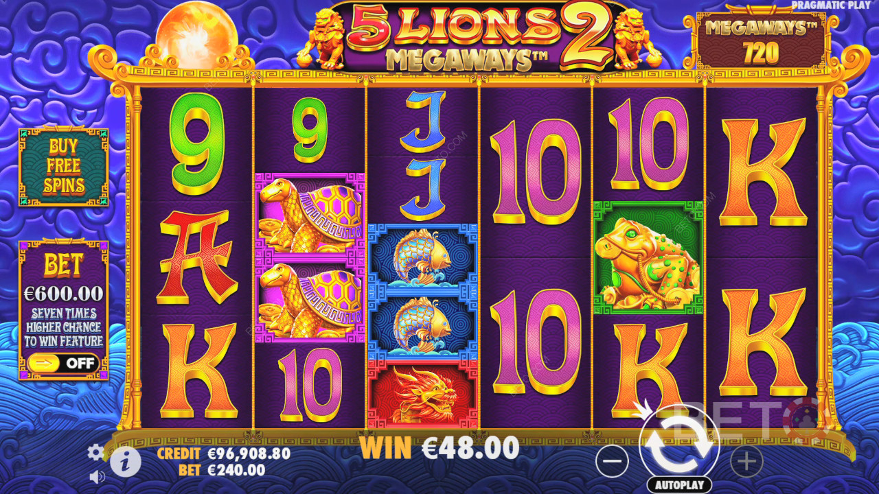 Pragmatic Play के 5 Lions Megaways 2 कैसे खेलें?