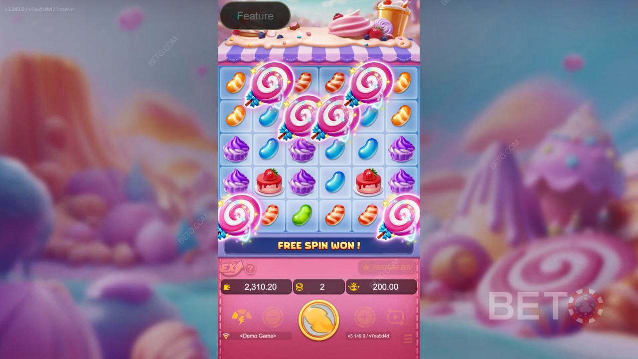 थीम और डिज़ाइन: मिठाई-थीम वाला एक्स्ट्रावैगन्ज़ा