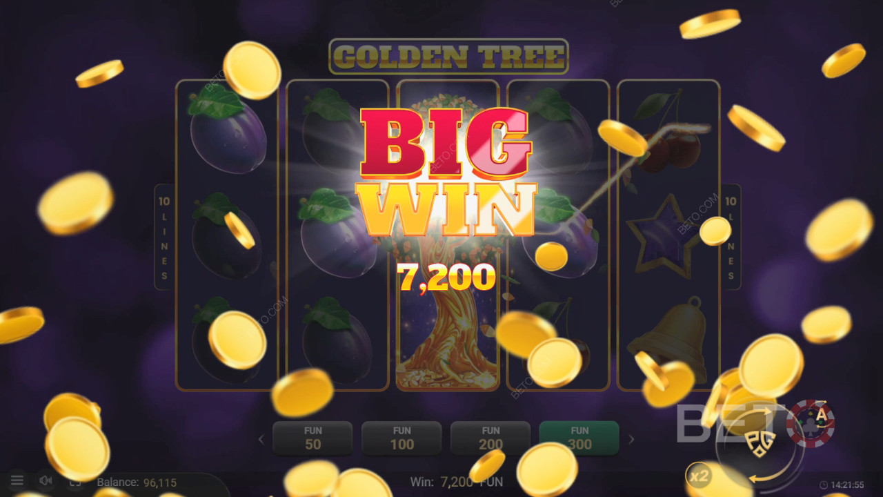 गोल्डन ट्री वीडियो स्लॉट में अपनी शर्त का 5,000 गुना जीतें!