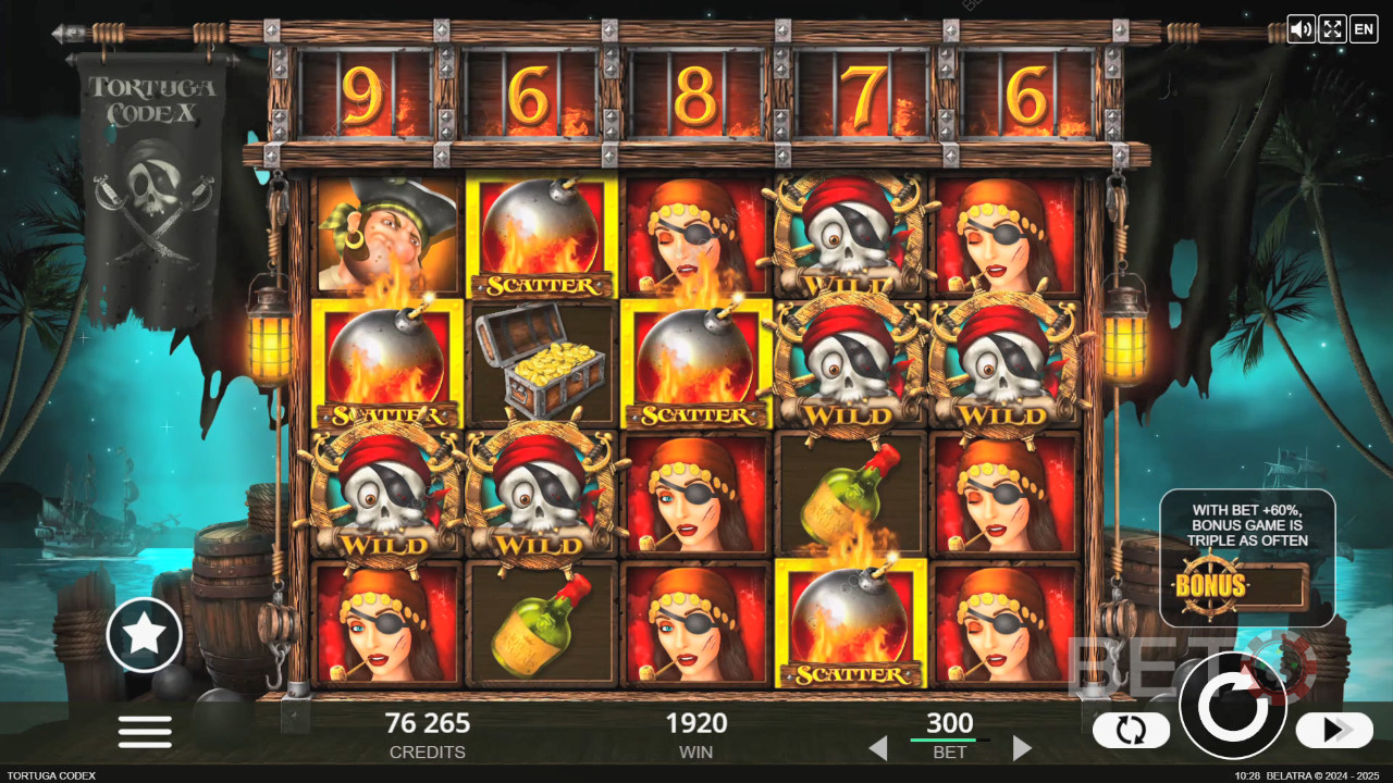 BETO स्लॉट्स द्वारा टोर्टुगा कोडेक्स की समीक्षा