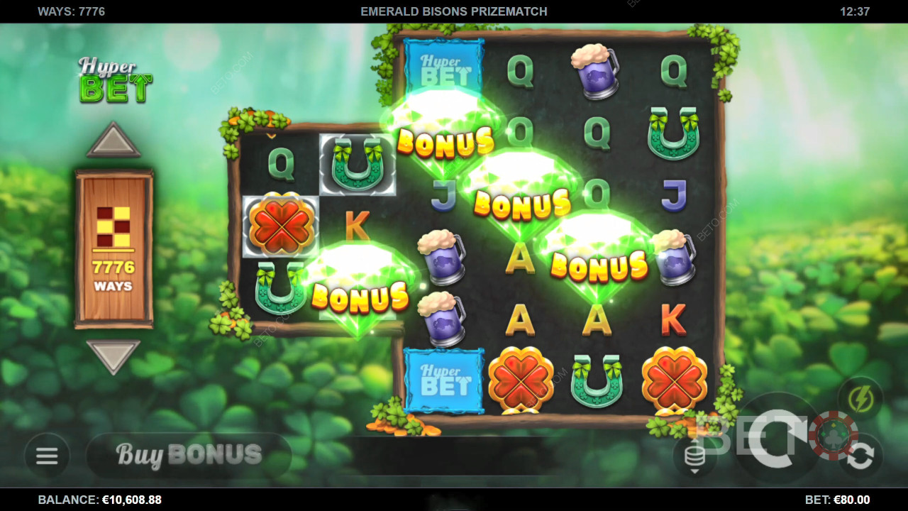 BETO स्लॉट्स द्वारा एमराल्ड बिसन्स प्राइज़मैच की समीक्षा