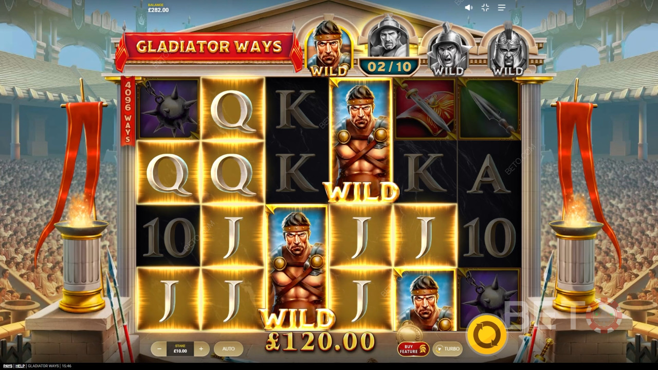 BETO स्लॉट्स द्वारा ग्लेडिएटर वेज़ की समीक्षा