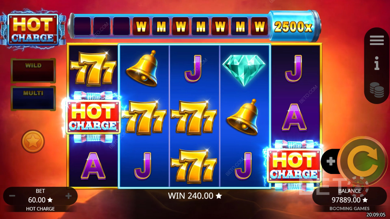 BETO स्लॉट्स द्वारा हॉट चार्ज की समीक्षा
