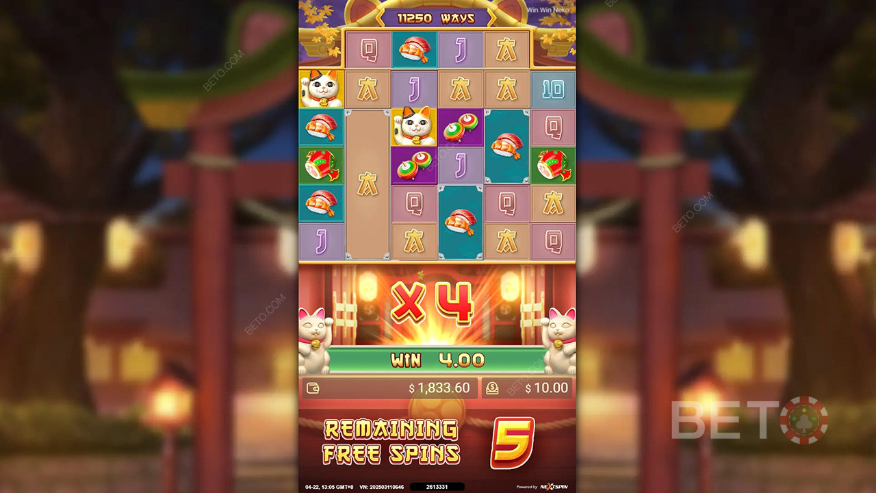 नेक्स्टस्पिन का विन विन नेको कैसे खेलें