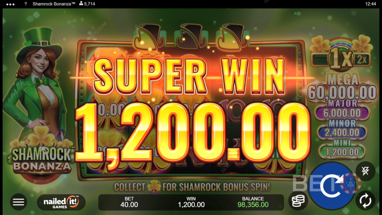 नेल्ड इट! गेम्स द्वारा शैमरॉक बोनान्ज़ा में बोनस सुविधाओं की व्याख्या