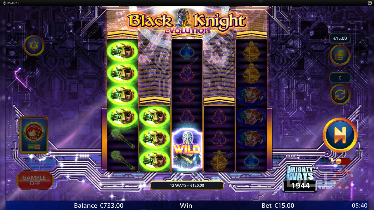 BETO स्लॉट्स द्वारा ब्लैक नाइट इवोल्यूशन की समीक्षा