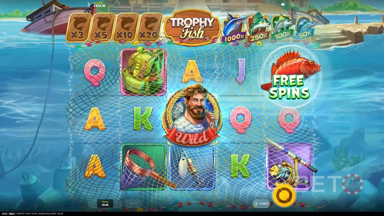 BETO स्लॉट्स द्वारा ट्रॉफी फिश की समीक्षा