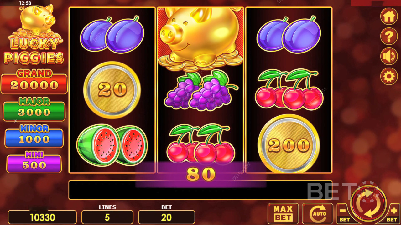 BETO स्लॉट्स द्वारा लकी पिगीज़ की समीक्षा