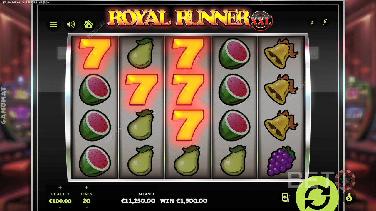 रॉयल रनर XXL की समीक्षा BETO स्लॉट्स द्वारा