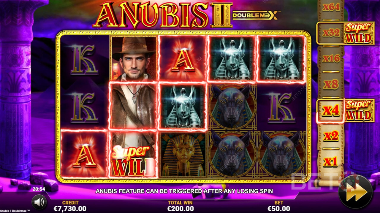 BETO स्लॉट्स द्वारा Anubis 2 DoubleMax की समीक्षा