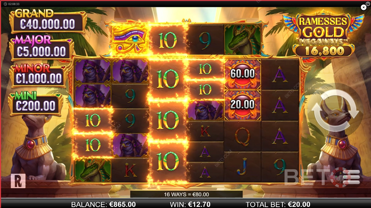 Reel Play का रामेसेस गोल्ड मेगावेज़ कैसे खेलें?