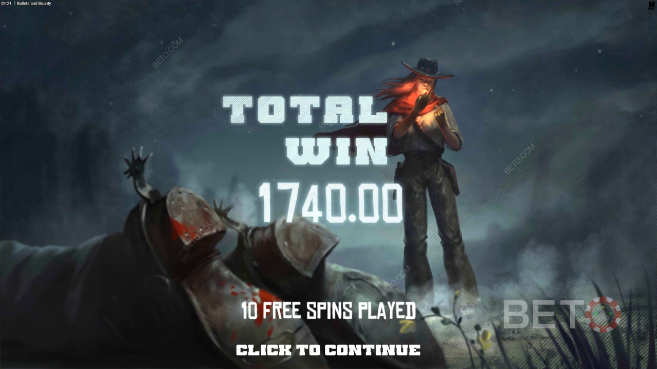 बुलेट्स एंड बाउंटी स्लॉट में अपनी शर्त का 20,000 गुना जीतें!