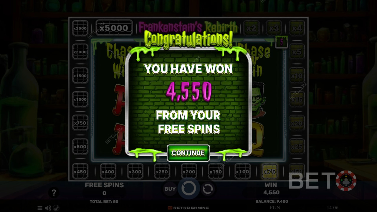 BETO स्लॉट्स द्वारा फ्रेंकस्टीन के पुनर्जन्म की समीक्षा