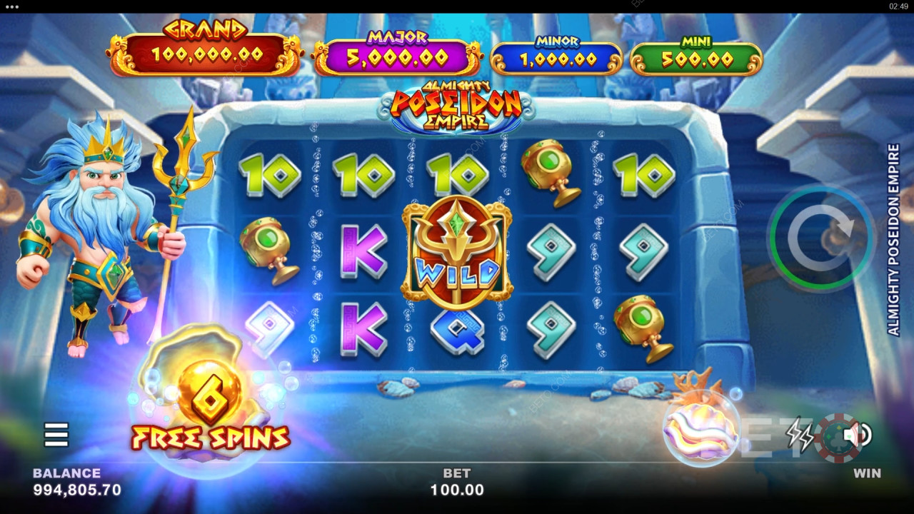 BETO Slots द्वारा Almighty Poseidon Empire की समीक्षा