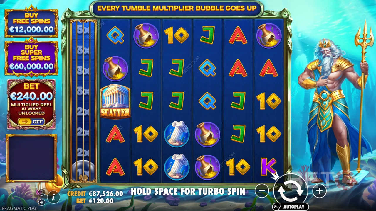 Pragmatic Play के वेव्स ऑफ पोसाइडन को कैसे खेलें?