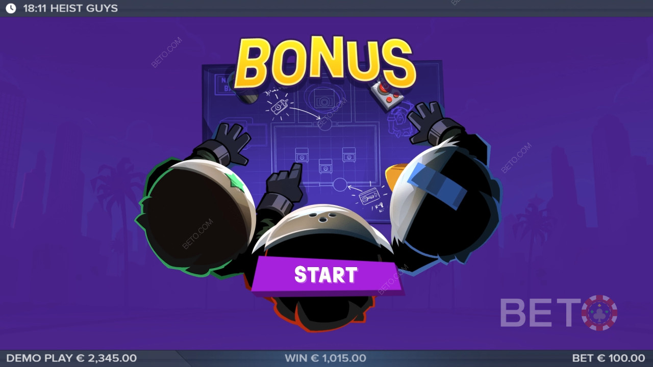 थीम और डिज़ाइन: कार्टून हीस्ट एडवेंचर