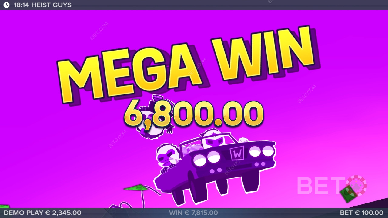 हीस्ट गाइज़ वीडियो स्लॉट में अपनी शर्त का 10,000 गुना जीतें!