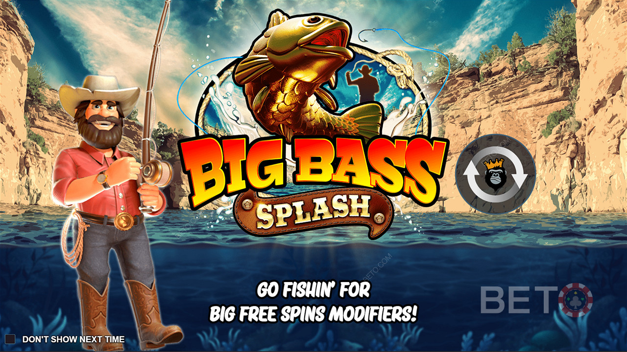 बिग बास स्पलैश एक रोमांचक स्लॉट है जो मछली पकड़ने के स्लॉट प्रेमियों का मनोरंजन करेगा