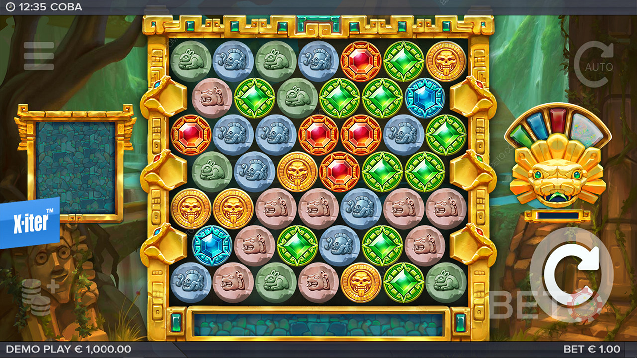 X-iter सुविधा का उपयोग कोबा स्लॉट में सुविधाएँ खरीदने के लिए किया जा सकता है