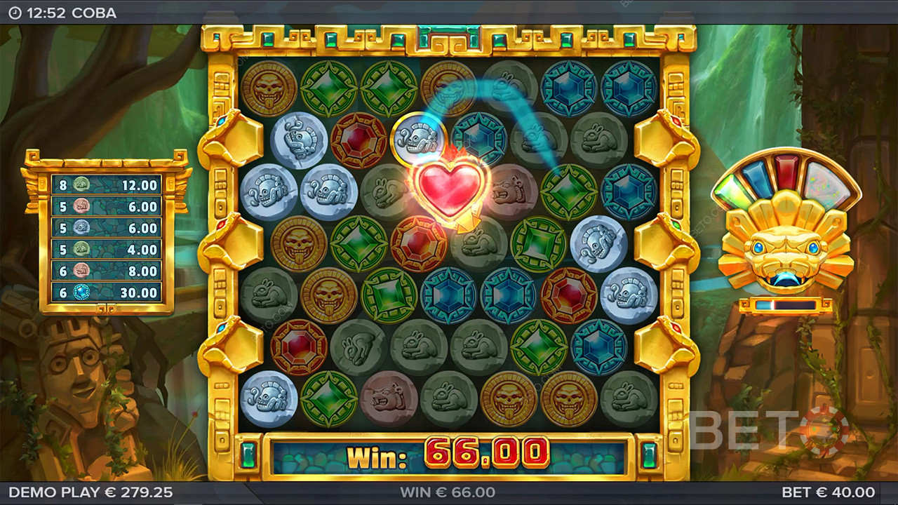 ग्रिड में साँप जोड़ने के लिए साँप प्रगति मीटर भरें