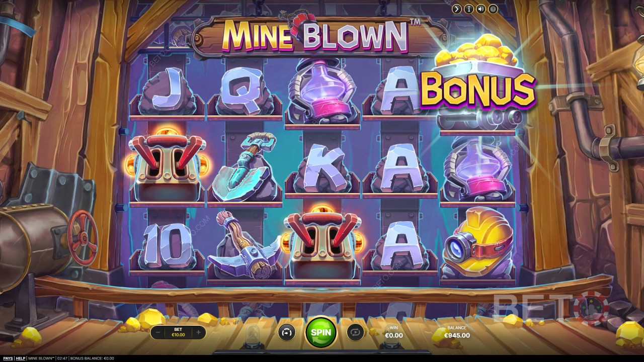 BETO Slots द्वारा Mine Blown की समीक्षा