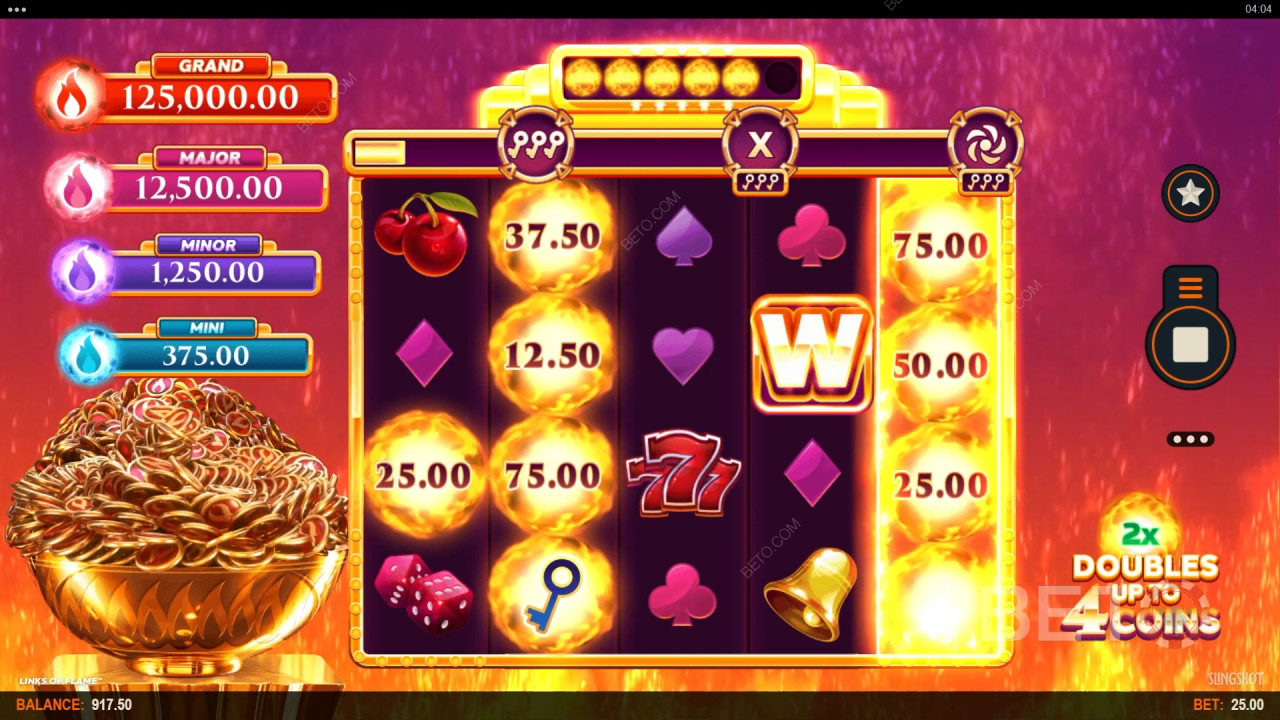 BETO Slots द्वारा Links of Flame की समीक्षा