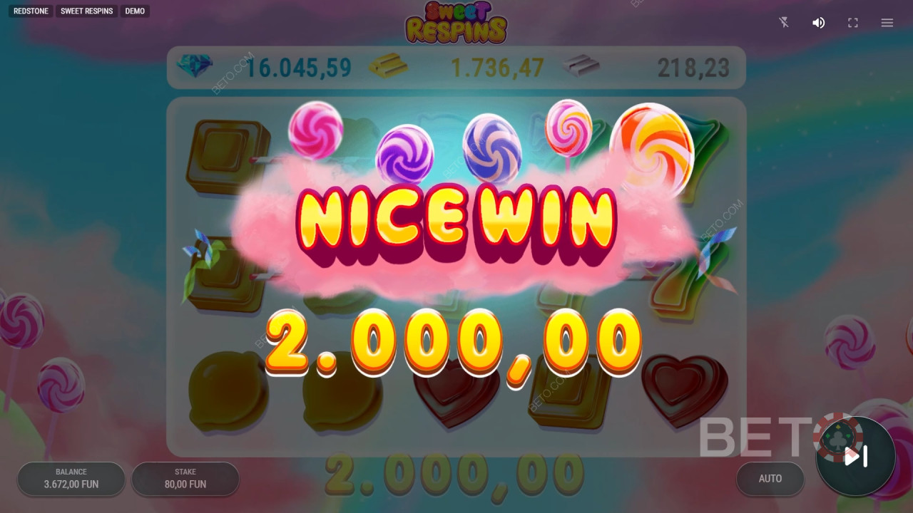 BETO Slots द्वारा Sweet Respins की समीक्षा