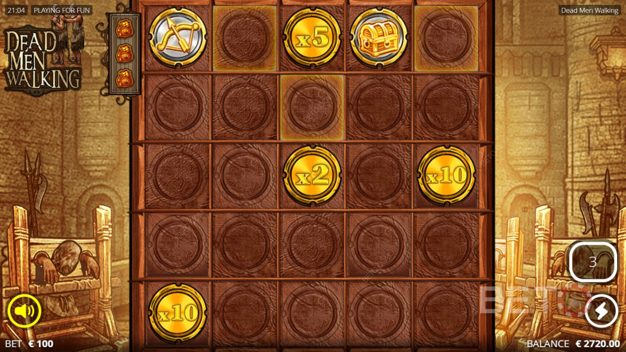 Nolimit City द्वारा निर्मित डेड मेन वॉकिंग में बोनस फीचर्स की व्याख्या