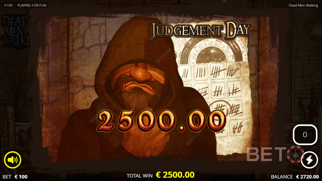डेड मेन वॉकिंग स्लॉट ऑनलाइन में अपनी शर्त का 25,313 गुना जीतें!