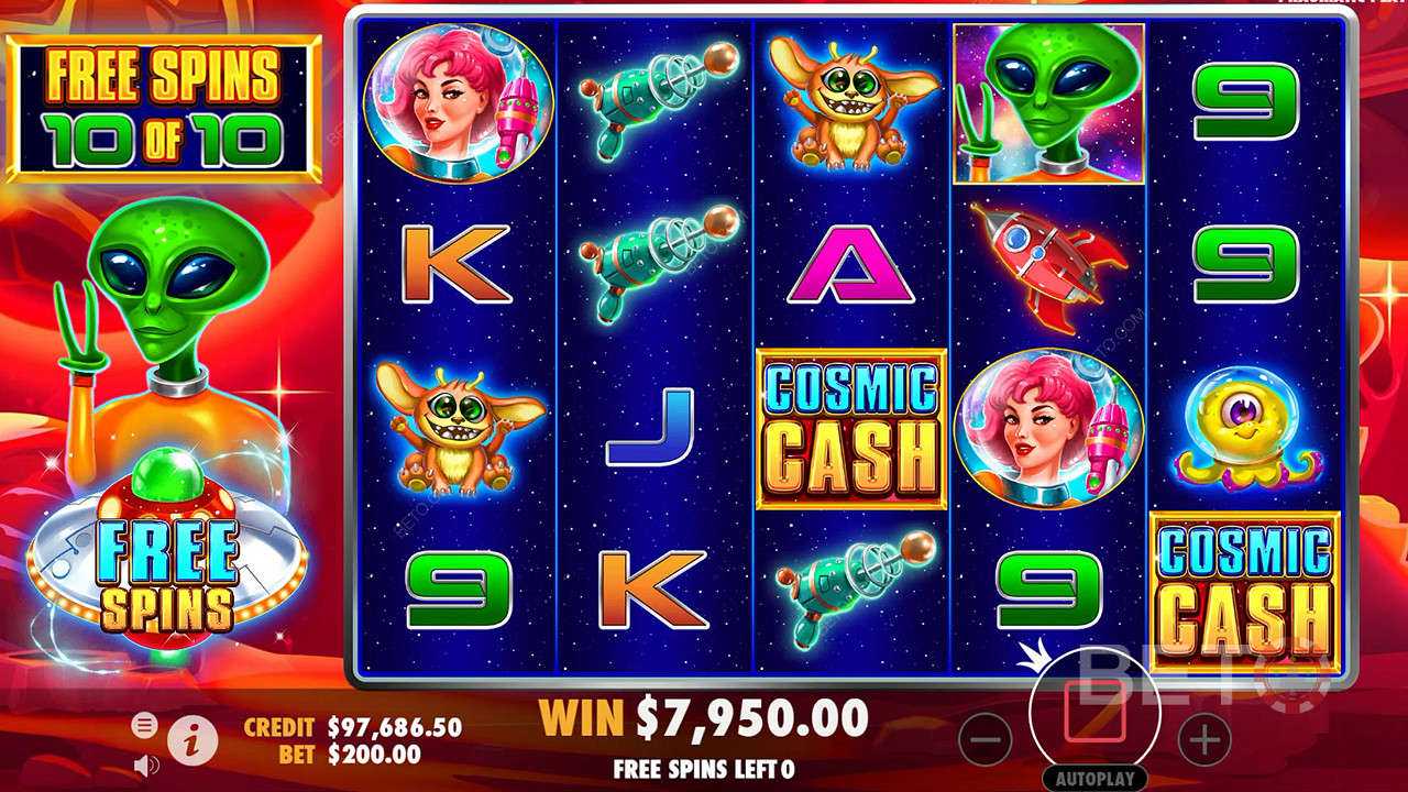 Cosmic Cash फ्री खेलें