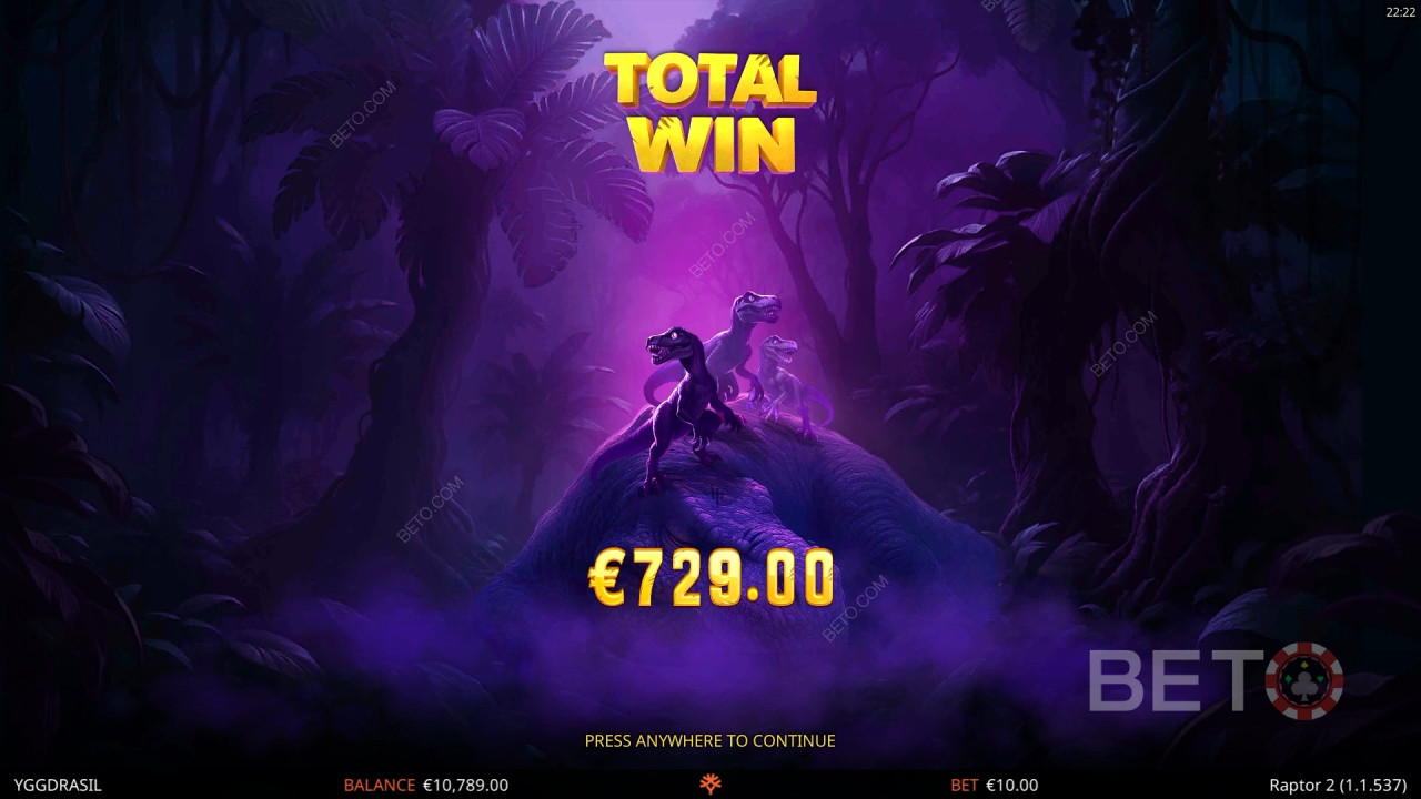 BETO Slots द्वारा Raptor 2 की समीक्षा