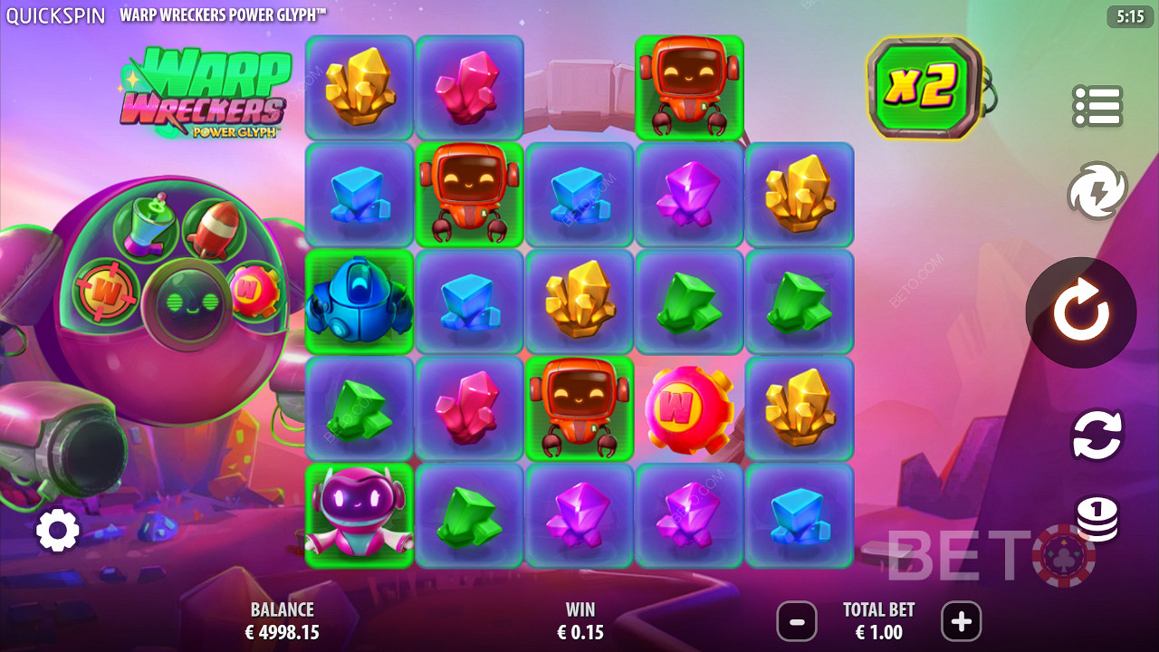 Warp Wreckers Power Glyph फ्री खेलें