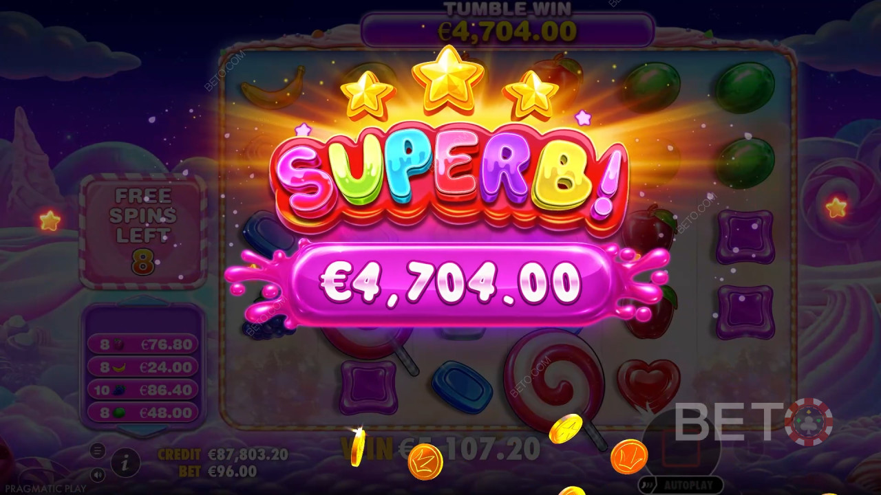 BETO Slots द्वारा Sweet Bonanza 2500 की समीक्षा