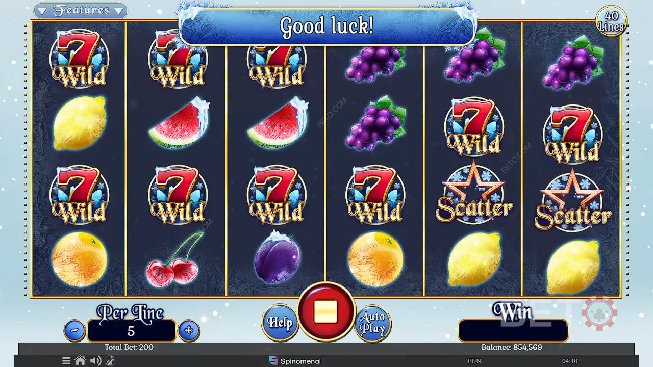 Fruits On Ice Collection 40 Lines फ्री खेलें