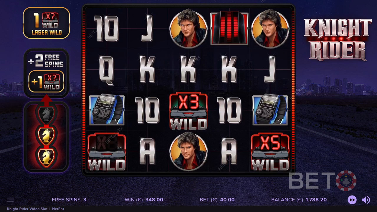 BETO स्लॉट्स द्वारा नाइट राइडर की समीक्षा