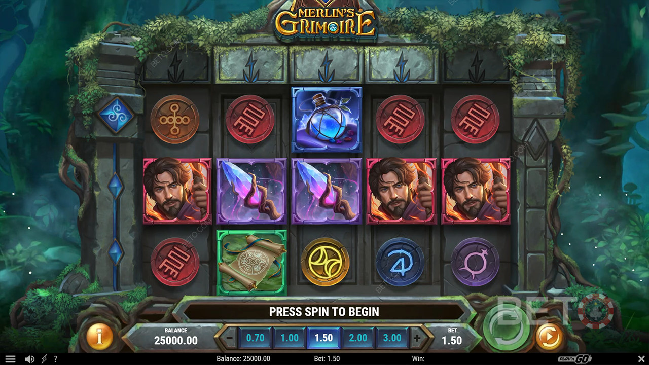 BETO स्लॉट्स द्वारा मर्लिन ग्रिमोइर की समीक्षा