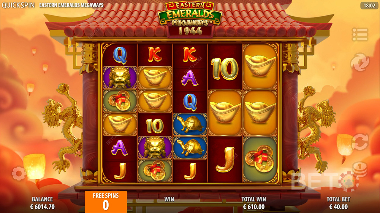 Eastern Emeralds Megaways फ्री खेलें