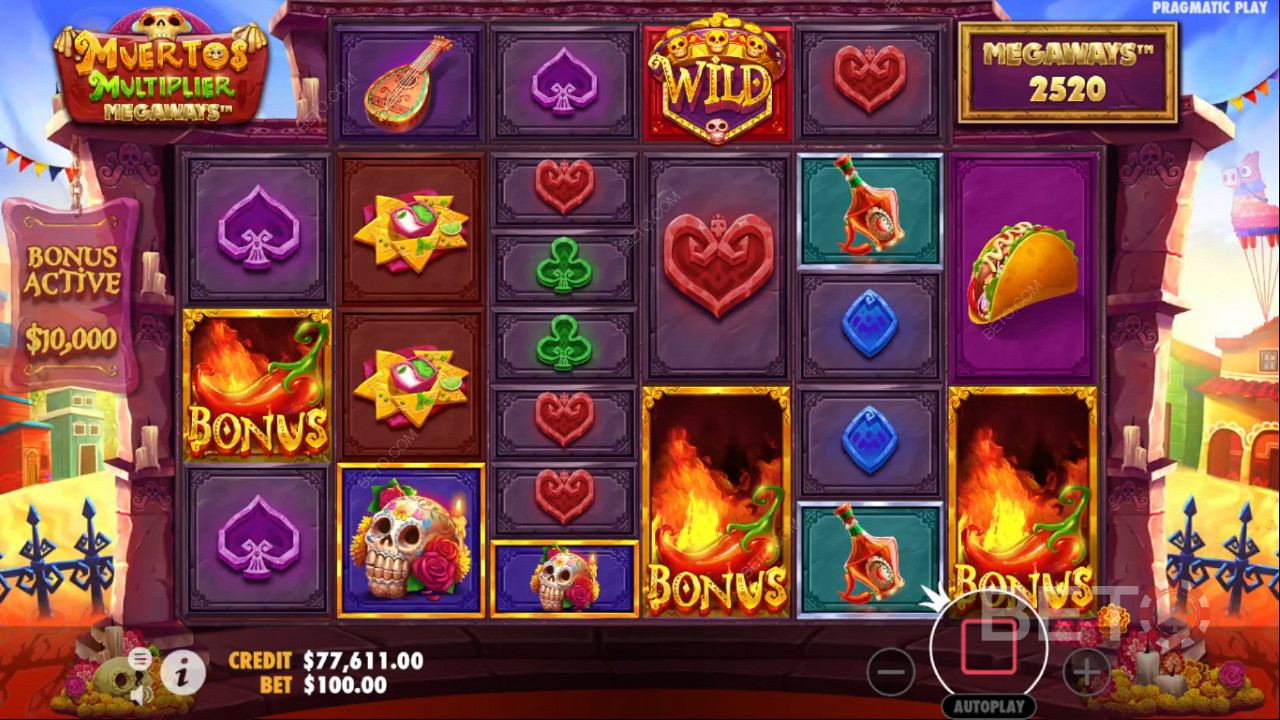 Muertos Multiplier Megaways फ्री खेलें