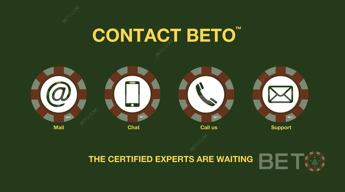 BETO से संपर्क करें - जुआ विशेषज्ञ इंतजार कर रहे हैं!